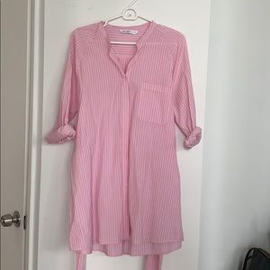 ZARA Pink Shirt Dress